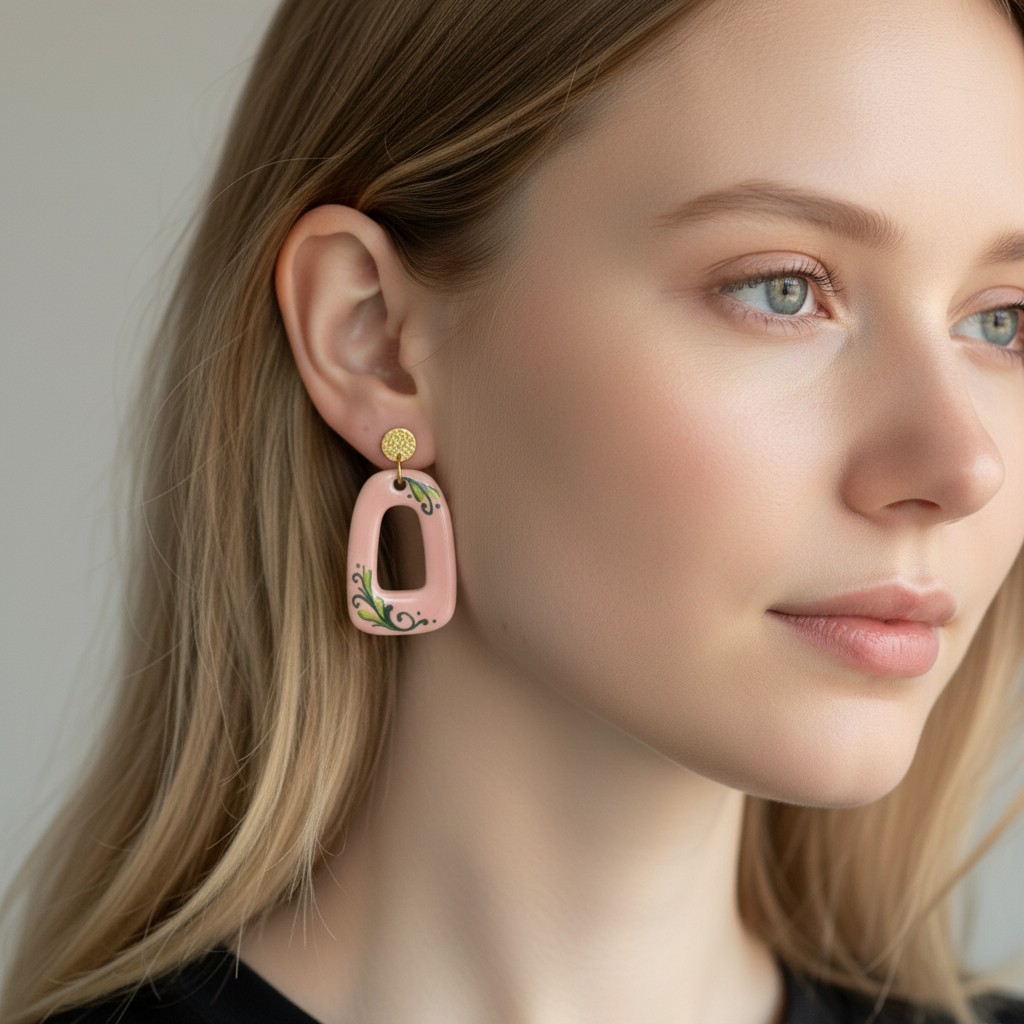 orecchini-earrings-grottega-laterza-puglia-ceramic-rettangolo-pink