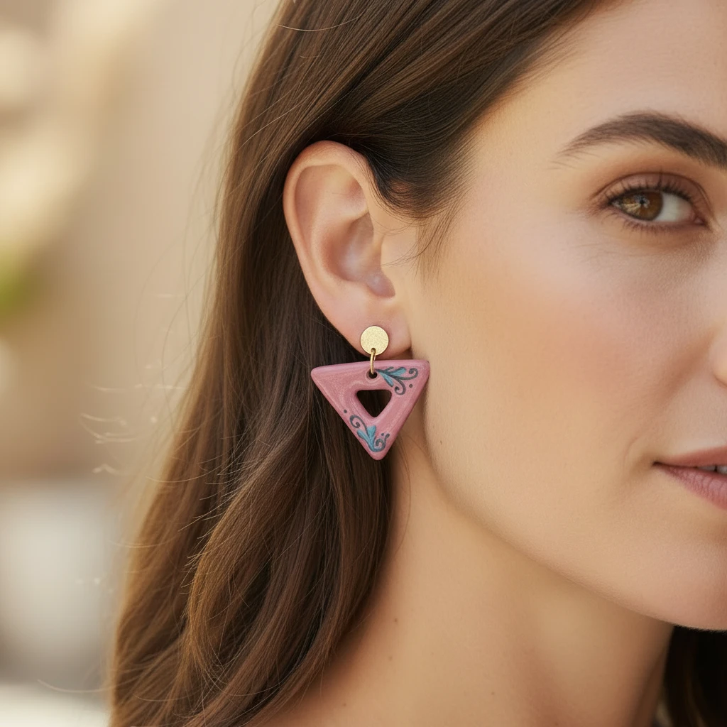 orecchini-earrings-grottega-laterza-puglia-ceramic-triangoli-pink